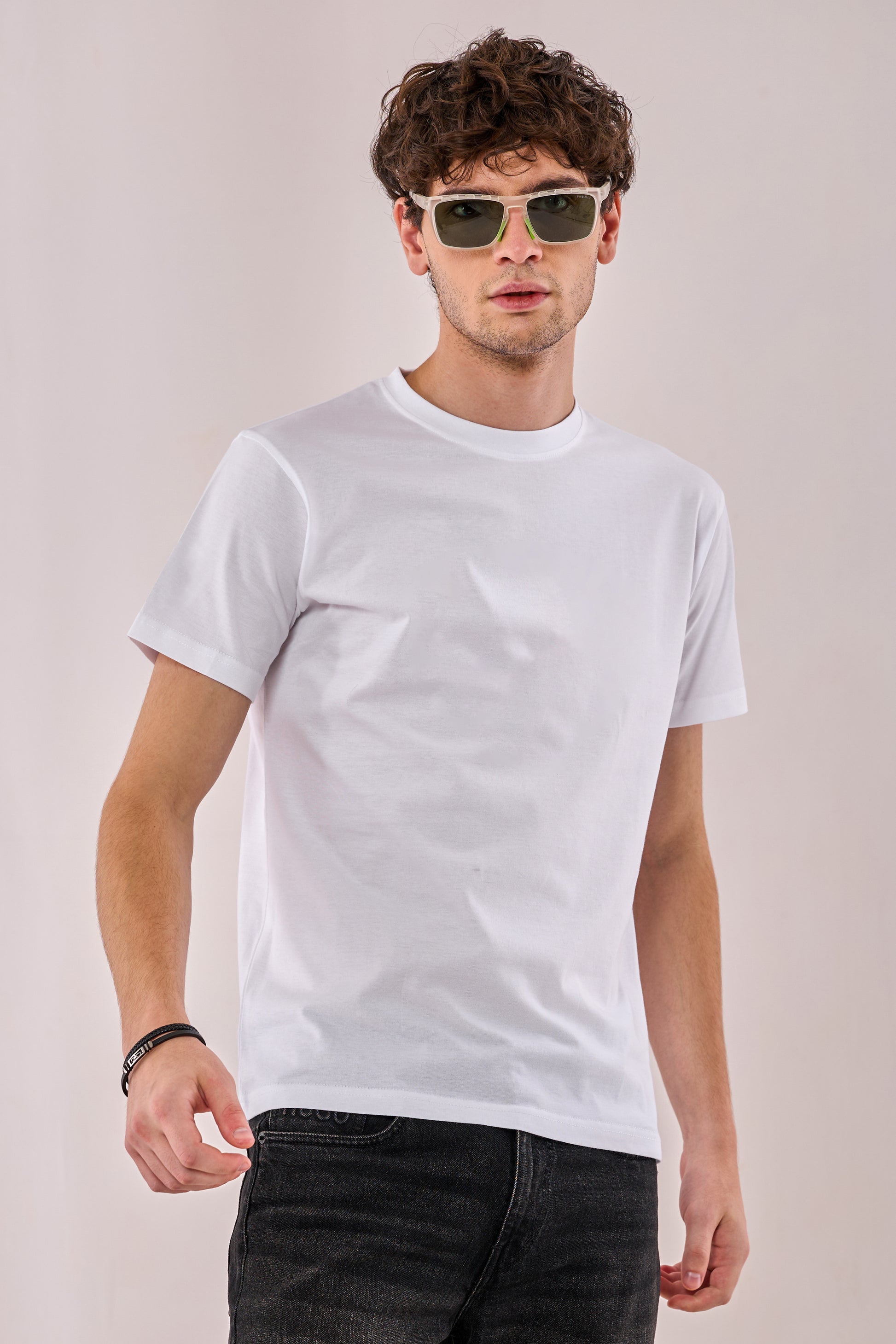 Pick Any 3 - Plain Round Neck Cotton T-shirt Combo