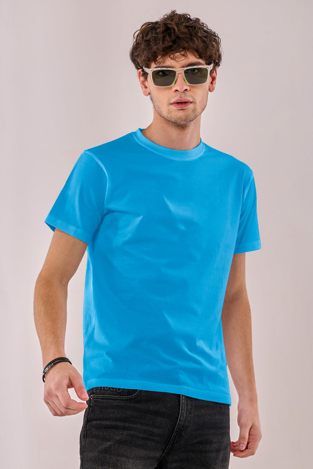 Pick Any 3 - Plain Round Neck Cotton T-shirt Combo