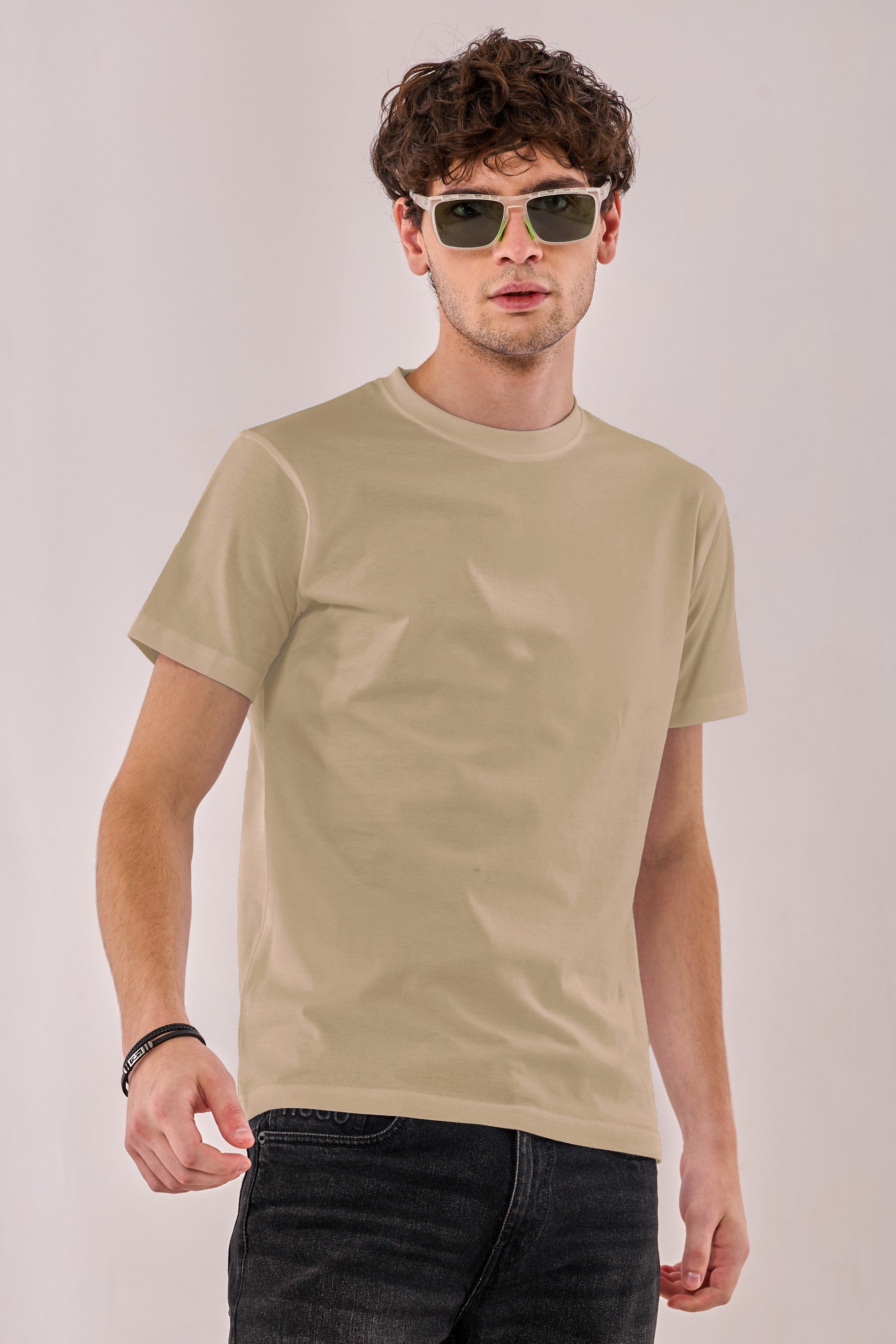 Pick Any 3 - Plain Round Neck Cotton T-shirt Combo