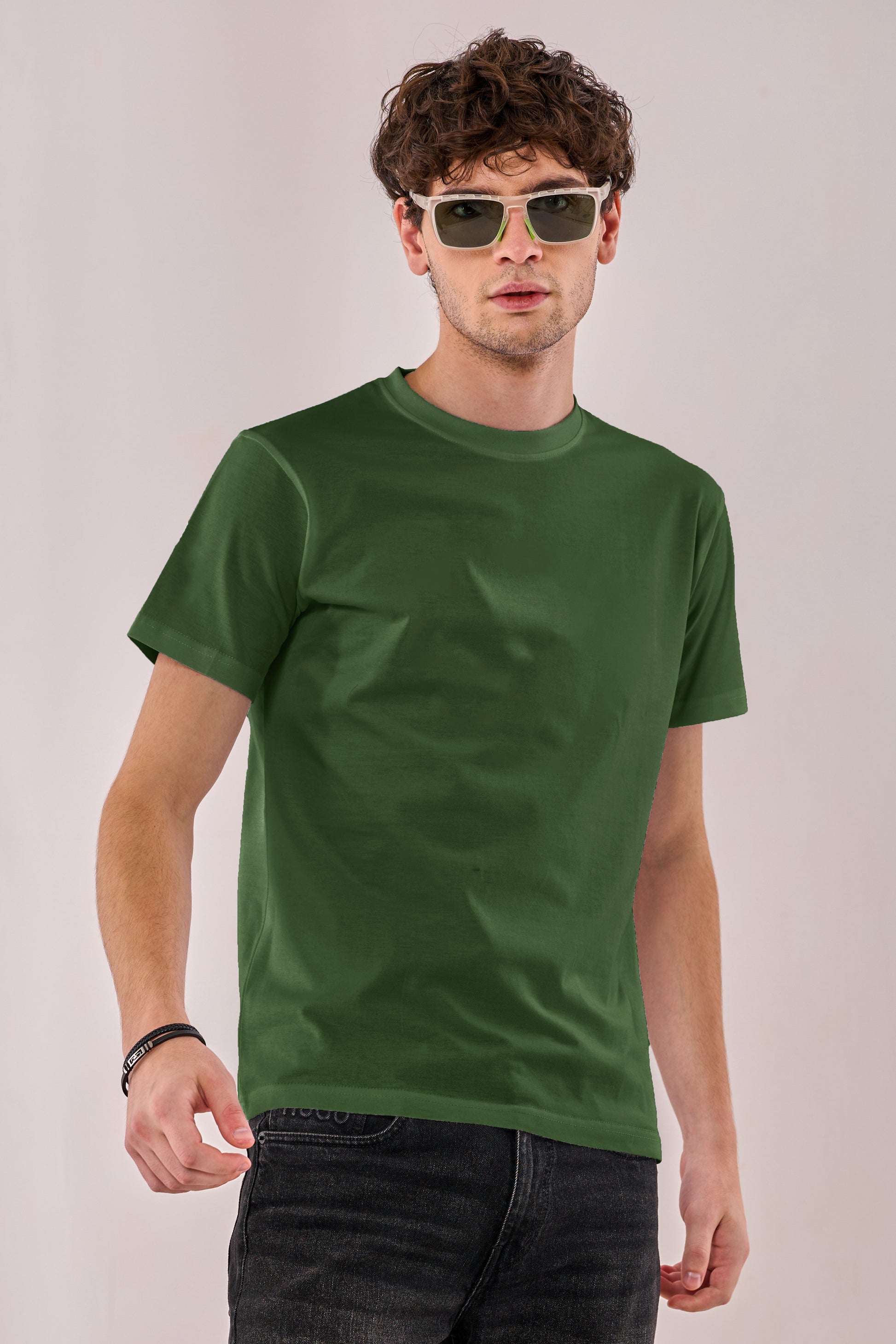 Pick Any 3 - Plain Round Neck Cotton T-shirt Combo