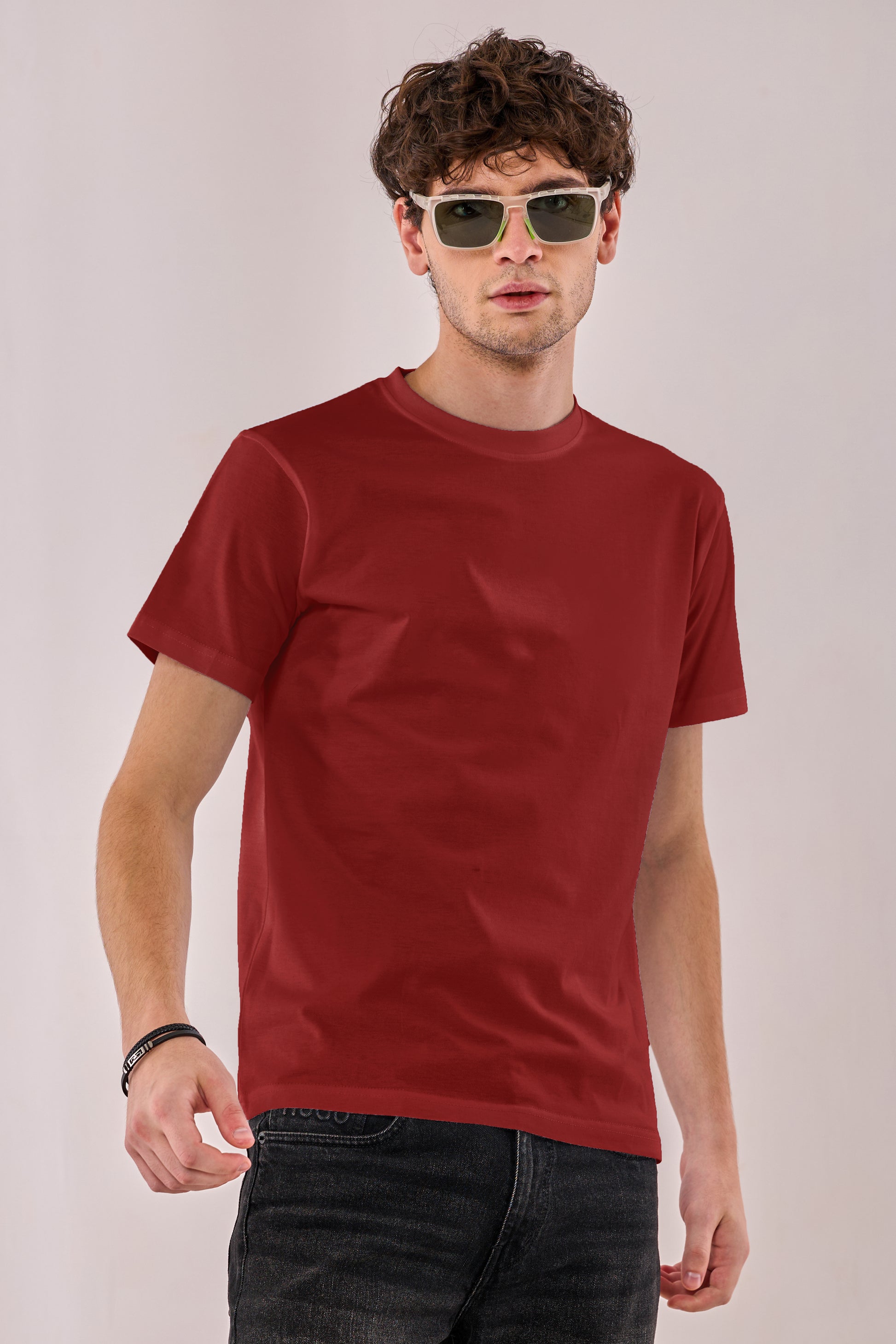 Pick Any 3 - Plain Round Neck Cotton T-shirt Combo