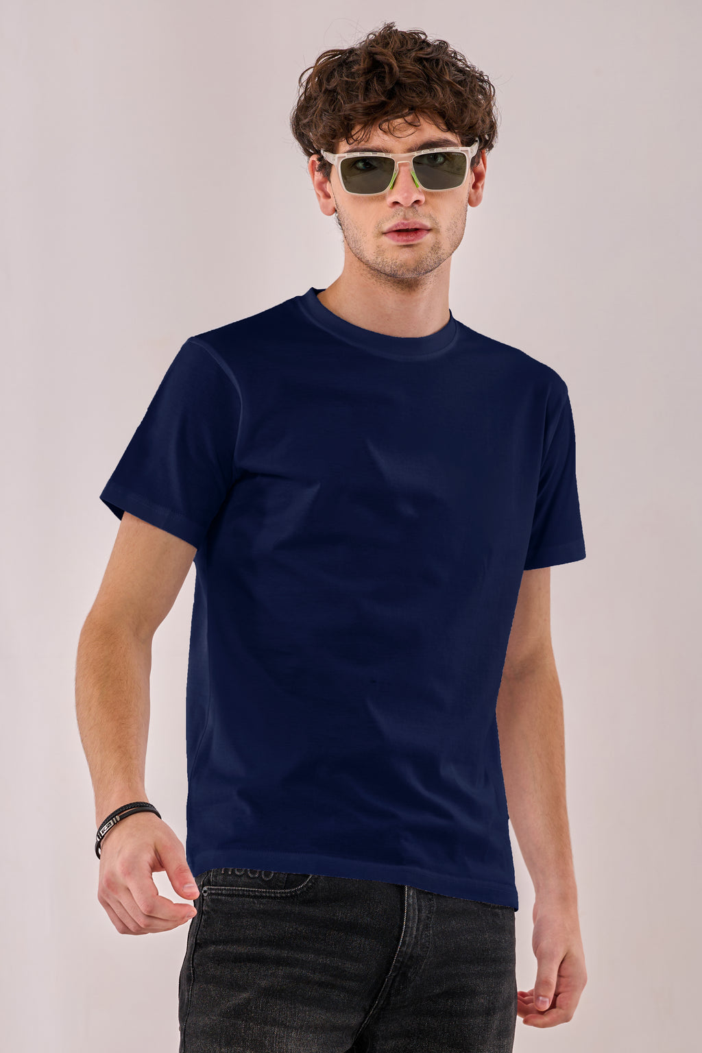 Pick Any 3 - Plain Round Neck Cotton T-shirt Combo
