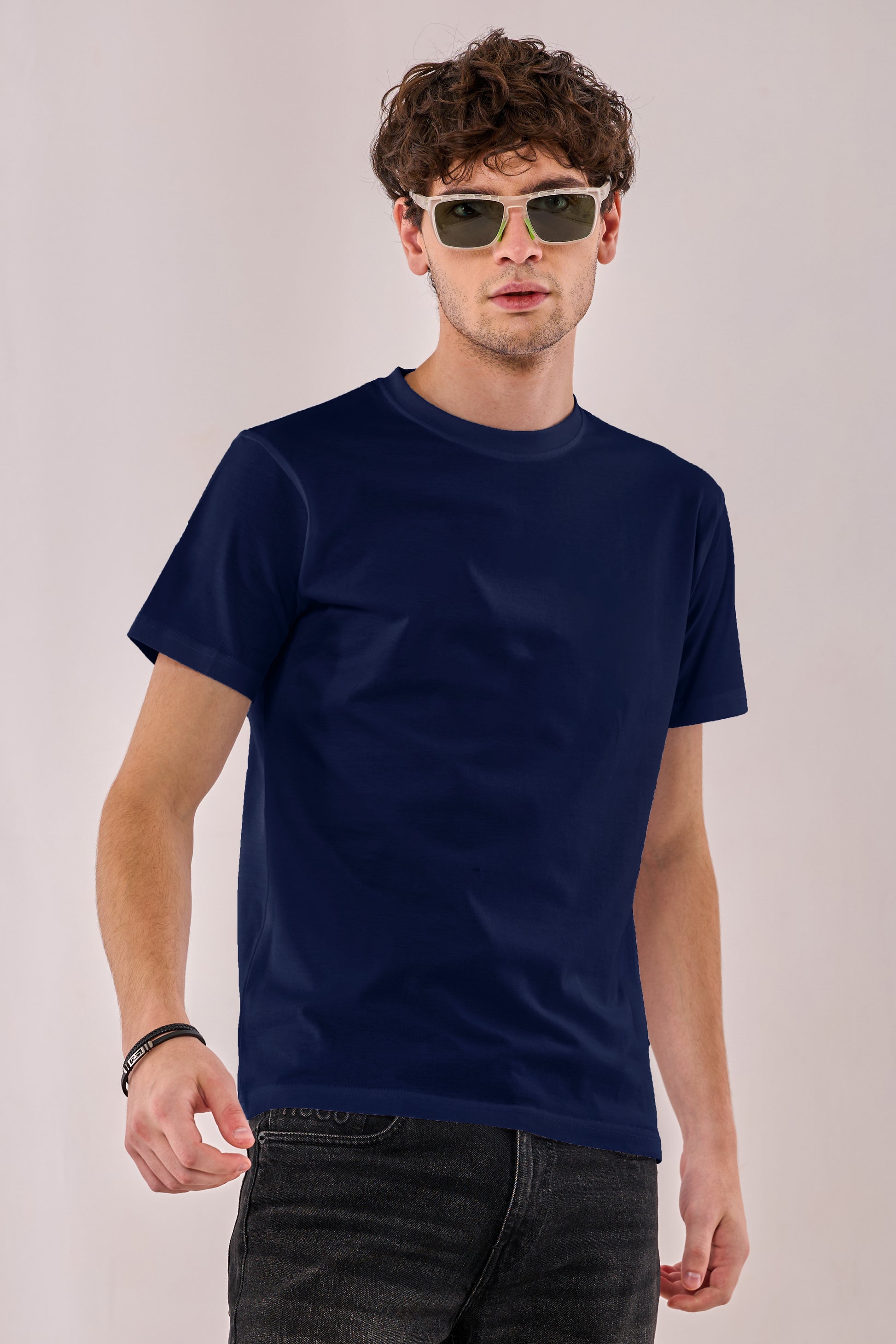 Pick Any 3 - Plain Round Neck Cotton T-shirt Combo