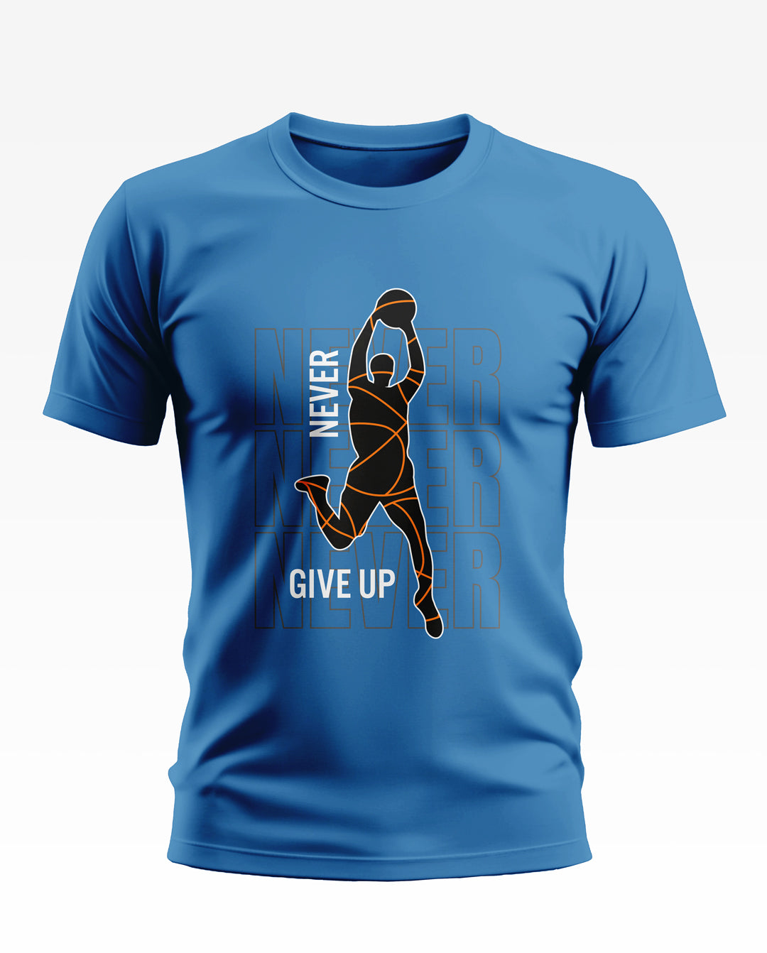 Never Give Up Soft Cotton T-shirt Soft Cotton T-shirt