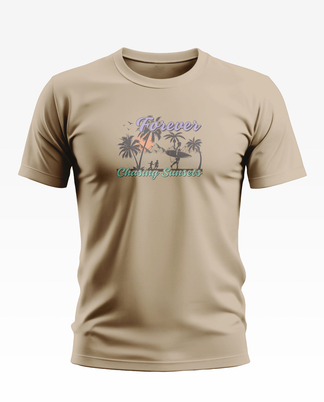 Forever Chasing Sunsets Soft Cotton T-shirt
