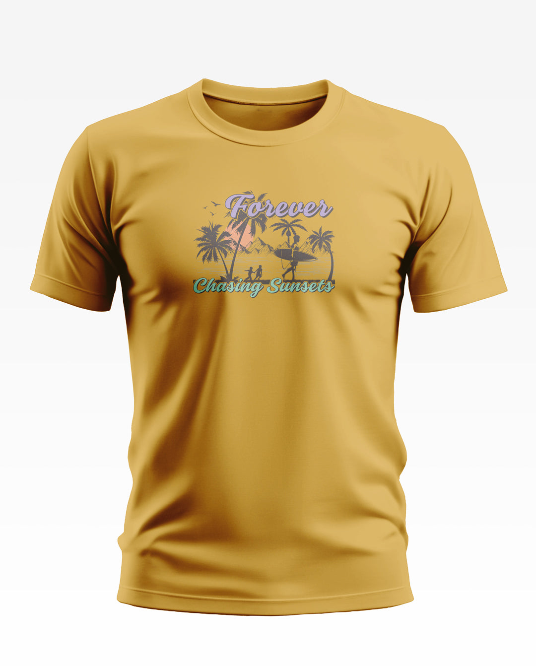 Forever Chasing Sunsets Soft Cotton T-shirt