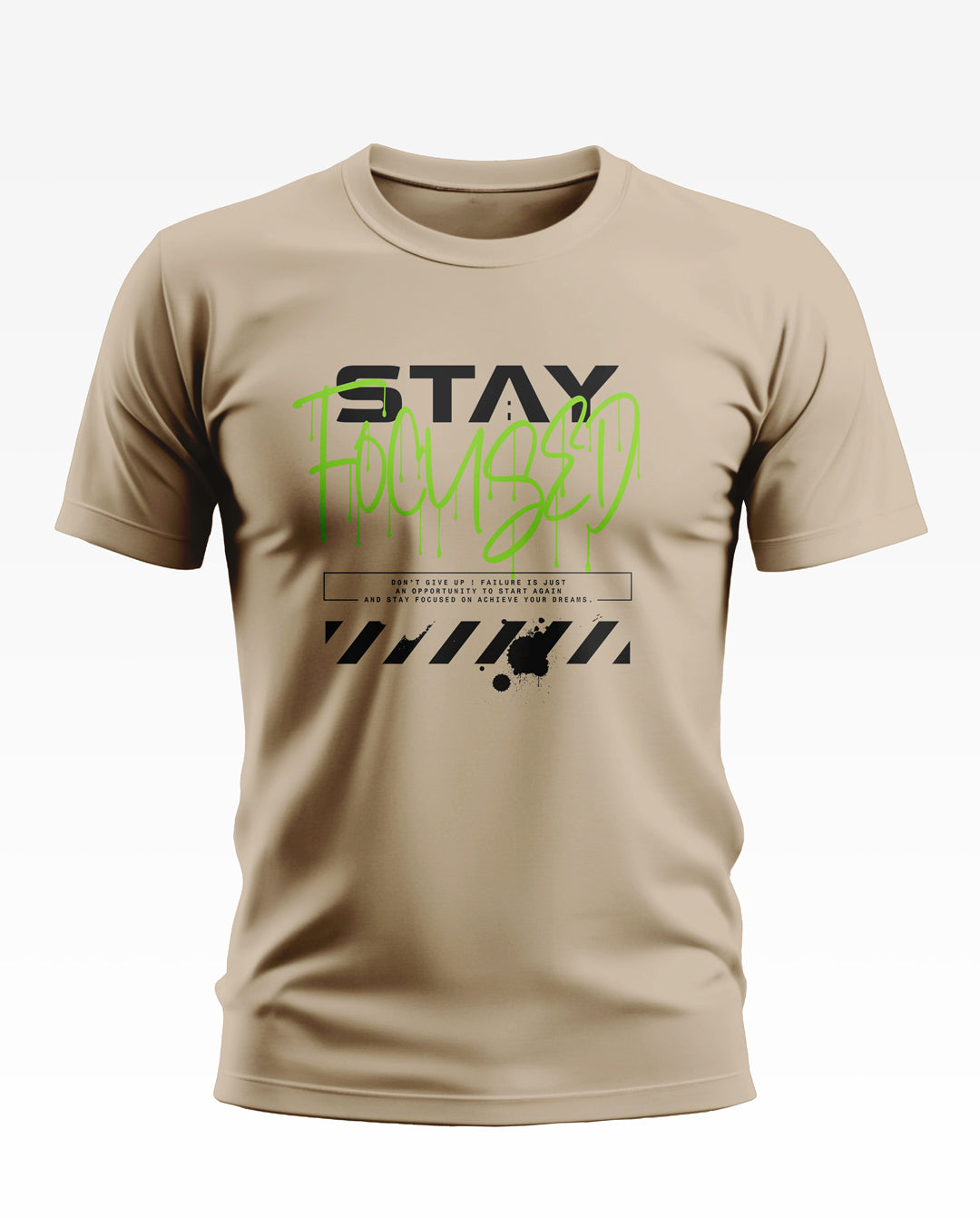 Stay Focused Soft Cotton T-shirt