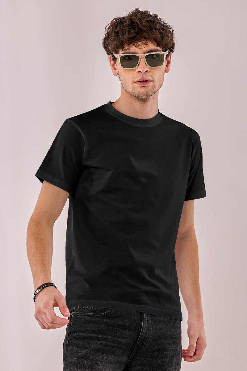 Pick Any 3 - Plain Round Neck Cotton T-shirt Combo